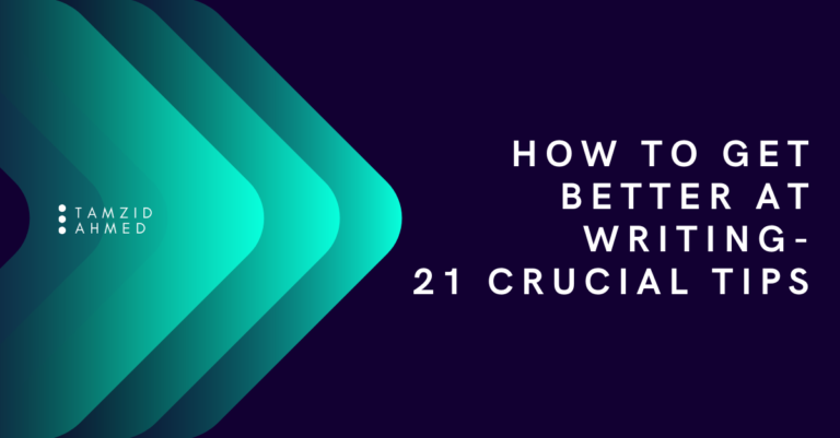how to get better at writing