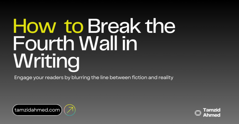 how to break the fourth wall in writing