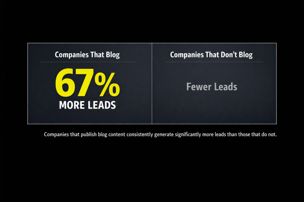 Blogging Impacts lead Generation Results