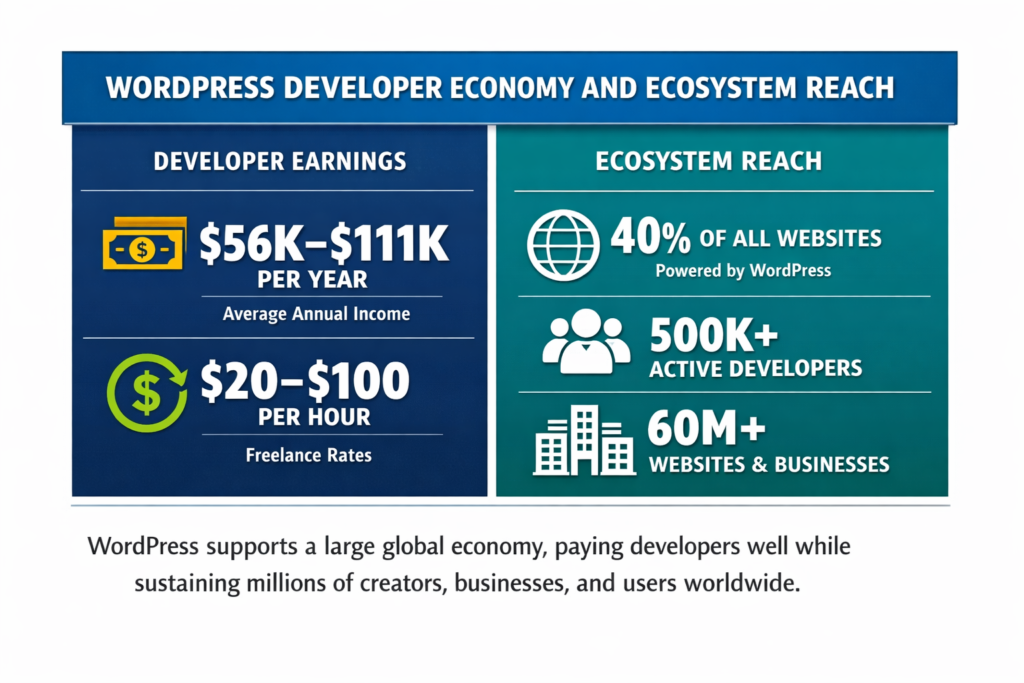 WordPress Developer Economy Statistics