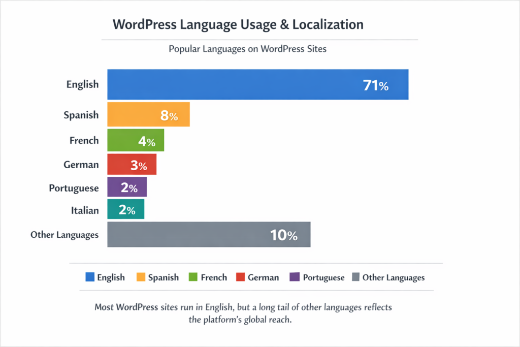 WordPress Language Usage Statistics